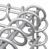 H-Shaped Gabion Planter Steel Wire 260x40x120 cm - 45-Degree Angle