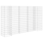 H-Shaped Gabion Planter Steel Wire 260x40x150 cm