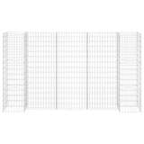 H-Shaped Gabion Planter Steel Wire 260x40x150 cm