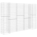 H-Shaped Gabion Planter Steel Wire 260x40x180 cm