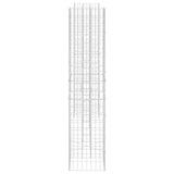 H-Shaped Gabion Planter Steel Wire 260x40x180 cm - Top-Down View