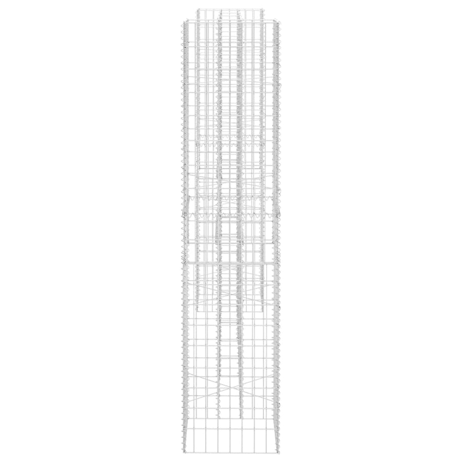 H-Shaped Gabion Planter Steel Wire 260x40x180 cm