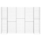 H-Shaped Gabion Planter Steel Wire 260x40x200 cm