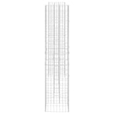 H-Shaped Gabion Planter Steel Wire 260x40x200 cm - Top-Down View