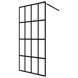 Walk-in Shower Screen Clear Tempered Glass 80x195 cm - Front View