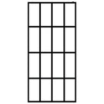 Walk-in Shower Screen Clear Tempered Glass 80x195 cm