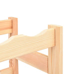 Wine Rack for 12 Bottles Solid Wood Pine