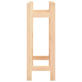 Wine Rack for 20 Bottles Solid Wood Pine - Side View