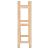 Wine Rack for 30 Bottles Solid Wood Pine - Side View