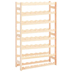 Wine Rack for 56 Bottles Solid Wood Pine