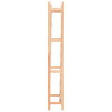 Wine Rack for 77 Bottles Solid Wood Pine - Top-Down View