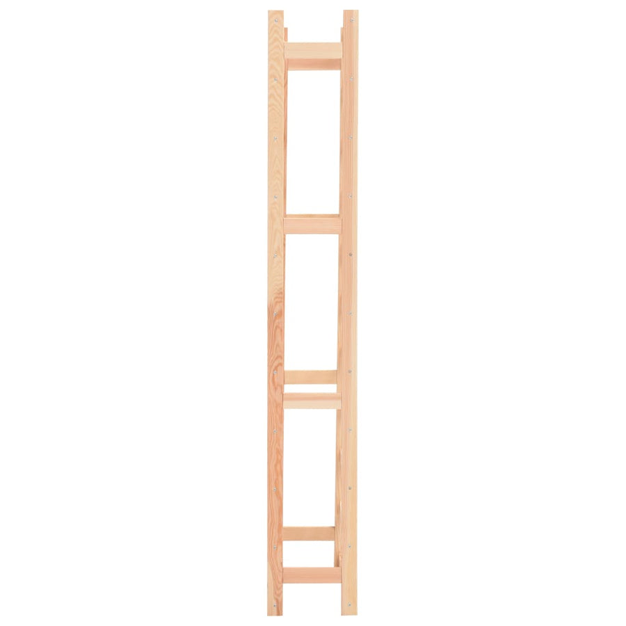 Wine Rack for 77 Bottles Solid Wood Pine