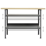 Workbench Grey 120x60x85 cm Steel