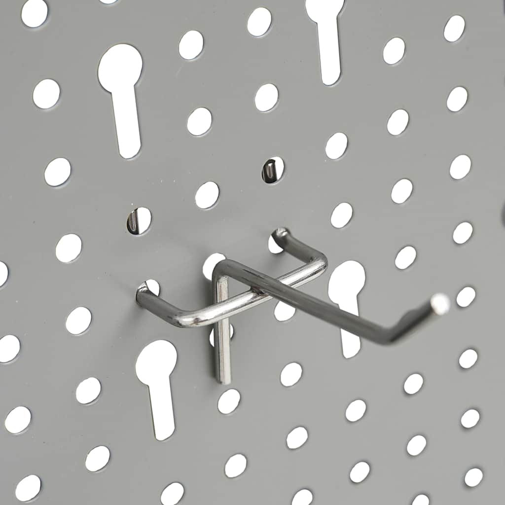 Wall-mounted Peg Boards 3 pcs 40x58 cm Steel