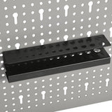 Wall-mounted Peg Boards 4 pcs 40x58 cm Steel