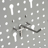 Wall-mounted Peg Boards 4 pcs 40x58 cm Steel - Low Angle