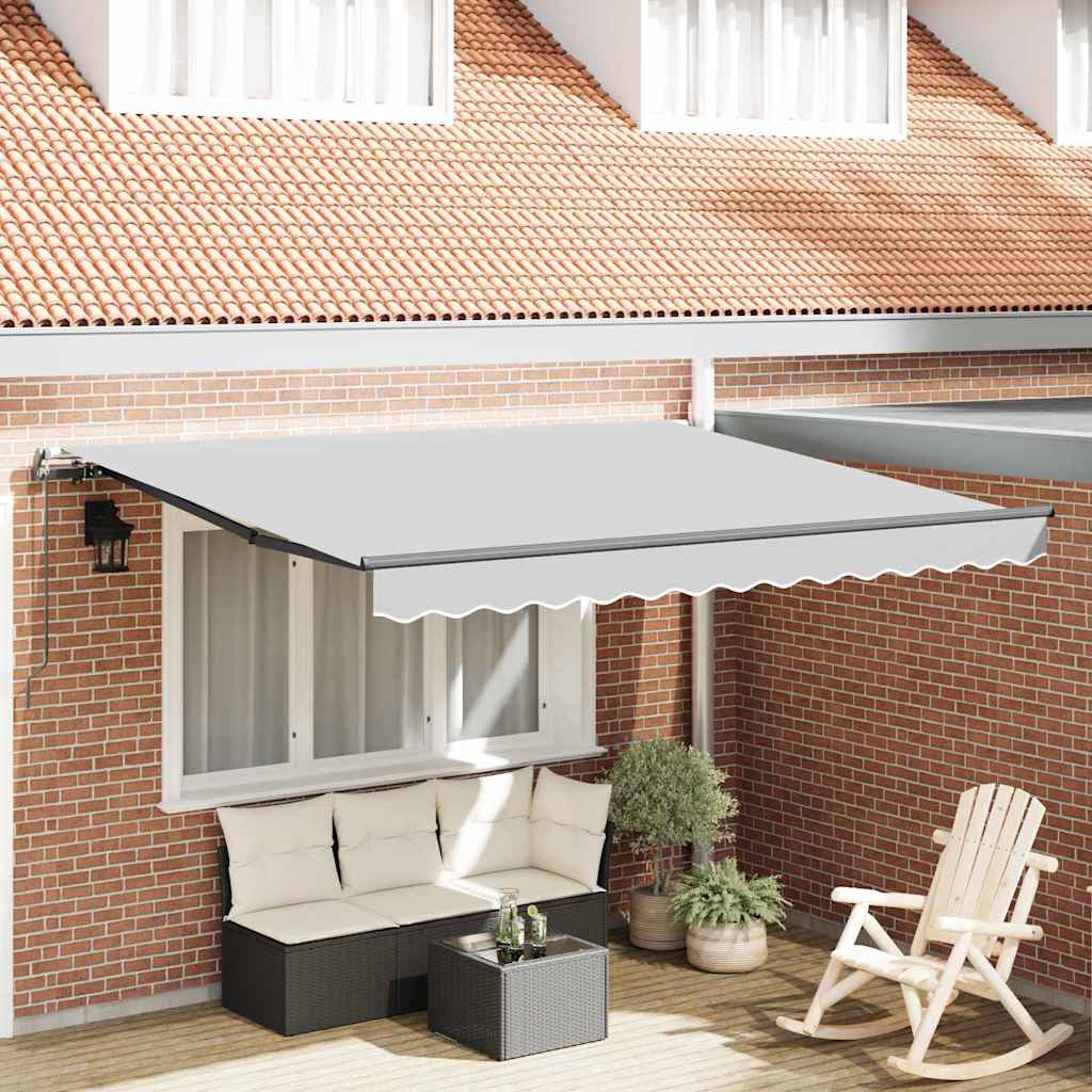 Awning Frame Manual Anthracite 3 x 2.5 m Metal