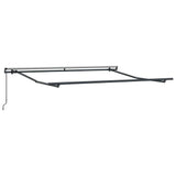 Awning Frame Manual Anthracite 3 x 2.5 m Metal - Front View