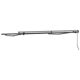 Awning Frame Manual Anthracite 3 x 2.5 m Metal - Rear View