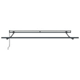 Awning Frame Manual Anthracite 3 x 2.5 m Metal - Top-Down View