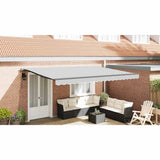 Awning Frame Anthracite 4,5 x 2,5 m Aluminium - Close-Up Angle