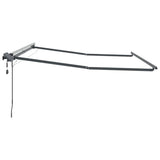 Awning Frame with Manual Anthracite 3 x 2,5 m Aluminium