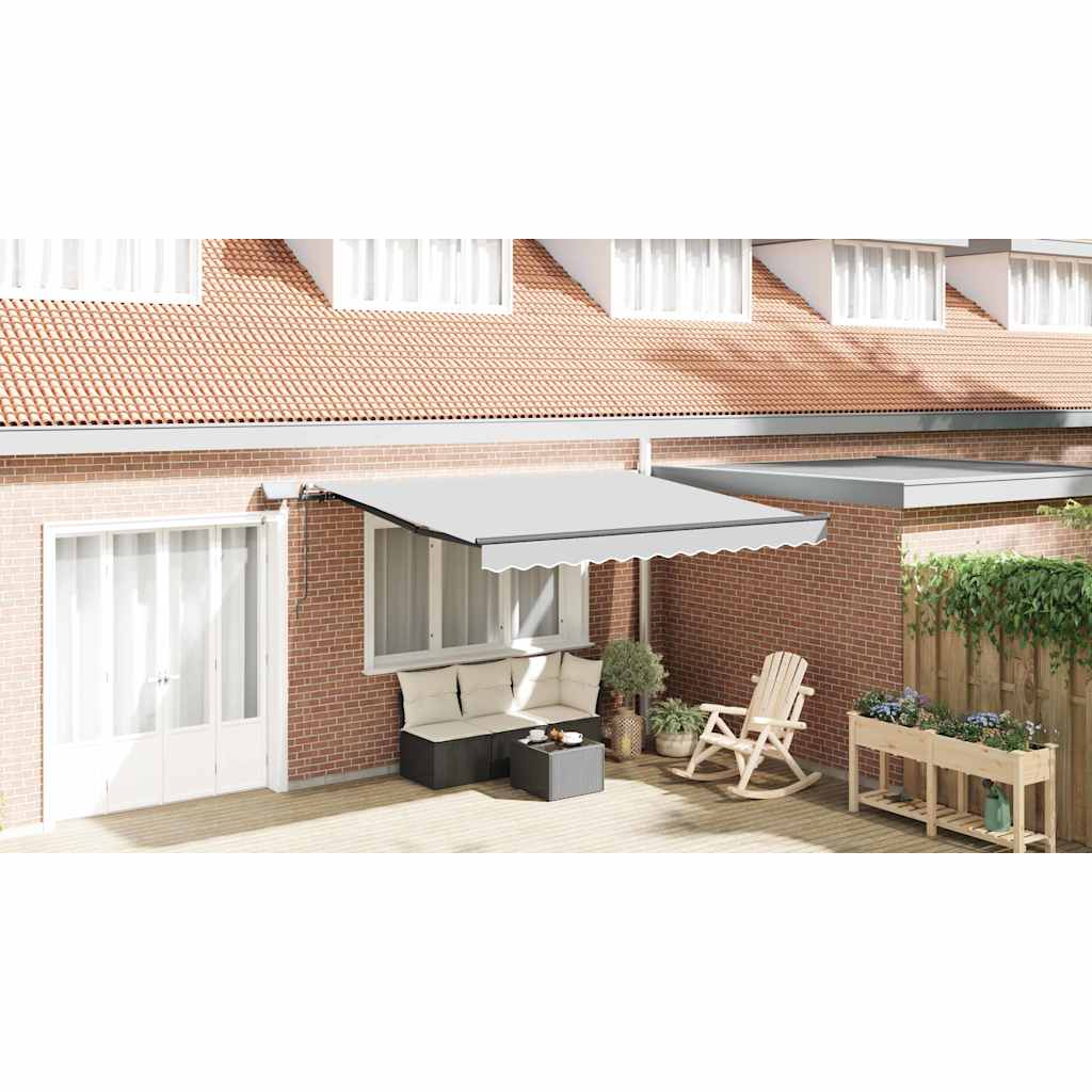 Awning Frame with Manual Anthracite 3,5 x 2,5 m Aluminium