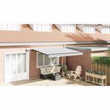 Awning Frame with Manual Anthracite 3,5 x 2,5 m Aluminium