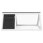 Animal Rabbit Cage Grey Wood