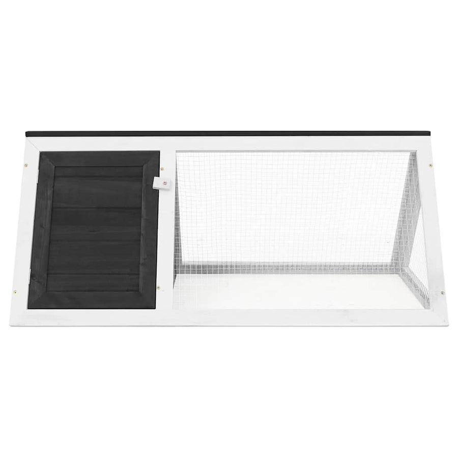 Animal Rabbit Cage Grey Wood