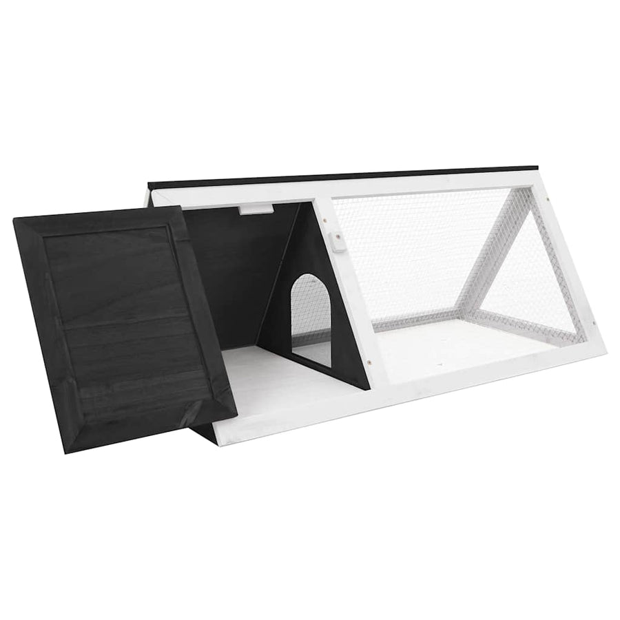 Animal Rabbit Cage Grey Wood