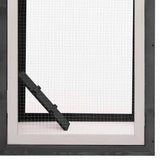 Chicken Cage Grey 170x81x110 cm Solid Pine & Fir Wood
