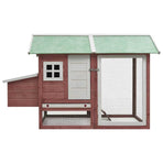 Chicken Cage Mocha 170x81x110 cm Solid Pine & Fir Wood