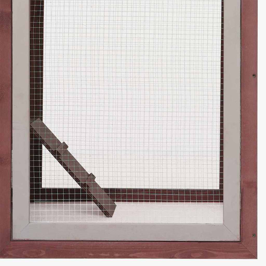 Chicken Cage Mocha 170x81x110 cm Solid Pine & Fir Wood