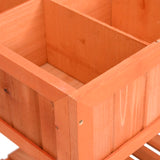 Herb Planter 80x60x80 cm Solid Firwood - 45-Degree Angle