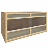 Terrarium Engineered Wood 100x47x47 cm - Front View