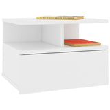 Floating Nightstand White 40x31x27 cm Engineered Wood