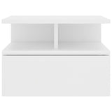 Floating Nightstand White 40x31x27 cm Engineered Wood