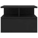 Floating Nightstand Black 40x31x27 cm Engineered Wood