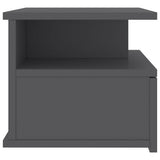 Floating Nightstand Grey 40x31x27 cm Engineered Wood