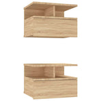 Floating Nightstands 2 pcs Sonoma Oak 40x31x27 cm