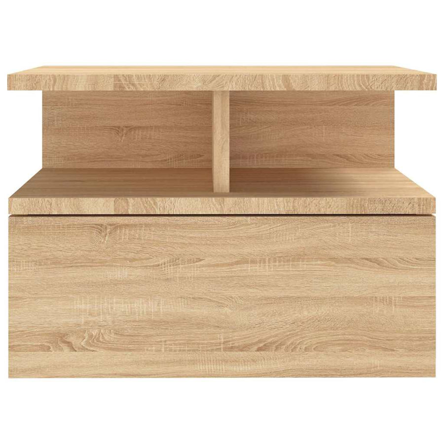 Floating Nightstands 2 pcs Sonoma Oak 40x31x27 cm
