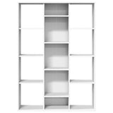 Room Divider/Book Cabinet White 100x24x140 cm Engineered Wood - 45-Degree Angle