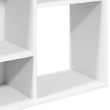 Room Divider/Book Cabinet White 100x24x140 cm Engineered Wood