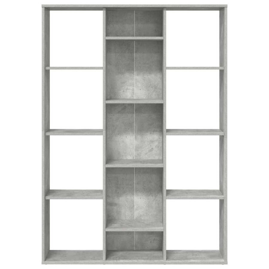 Room Divider/Book Cabinet Concrete Grey 100x24x140 cm