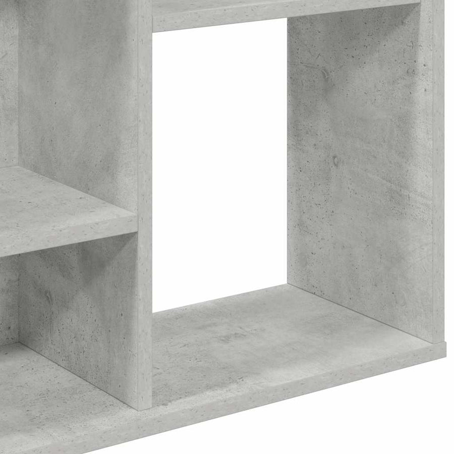 Room Divider/Book Cabinet Concrete Grey 100x24x140 cm