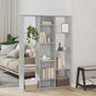 Room Divider/Book Cabinet Concrete Grey 100x24x140 cm