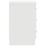 Bedside Cabinet White 38x35x56 cm Engineered Wood - Close-Up Angle