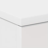 Bedside Cabinet White 38x35x56 cm Engineered Wood