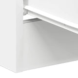 Bedside Cabinet White 38x35x56 cm Engineered Wood - Extra Image
